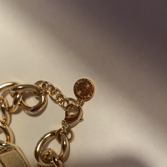 Graziano Gold Tone Chain Link Bracelet - Picture 7 of 7